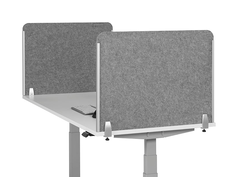 BakkerElkhuizen BNESSSLGY Light Grey PET Felt 800 mm x 600 mm BNESSSLGYD80