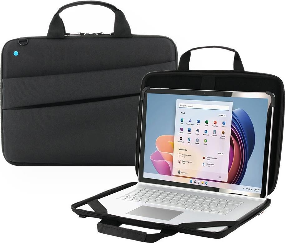 Mobilis THE ONE Notebook Bag, Clamshell, 20% Recycled, 12.5" - 14" - Black (003067)