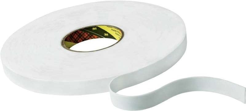 3 M Double-Sided Adhesive Tape 66 m x 19 mm White Polyethylene Foam (9508W) KT777306350