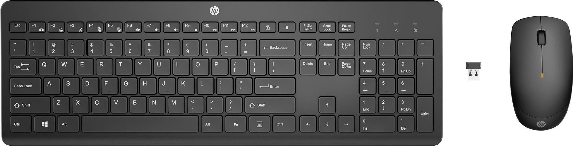 HP 235 - Wireless Keyboard and Mouse Set - Model 1Y4D0AA