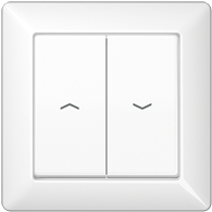 JUNG AS 590-5 P WW Control Button - White AS590-5PWW