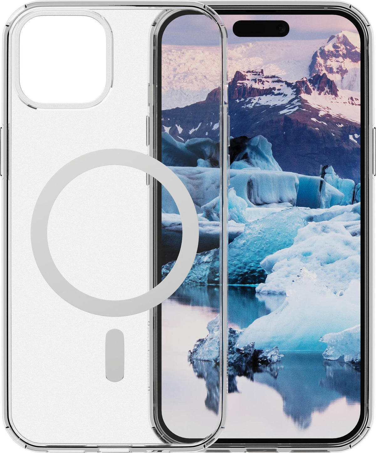 dbramante1928 Iceland Pro - Hintere Abdeckung für Mobiltelefon - kompatibel mit MagSafe - Kunststoff - durchsichtig - für Apple iPhone 15 (IM61CL001830)
