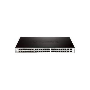 D-Link Web Smart DGS-1210-52 Managed Switch 48 x 10/100/1000 + 4 x Gigabit SFP Desktop Rack Mountable (DGS-1210-52)