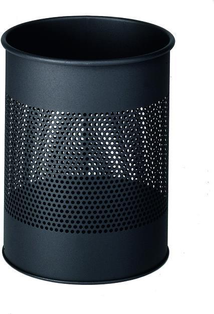 DURABLE Metal Waste Bin 15 L Round Perforated 165 mm