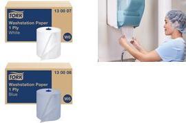 Tork W6 Blue Multi-Purpose Cleaning Roll 1-Ply 250 m 195 mm 6 pcs