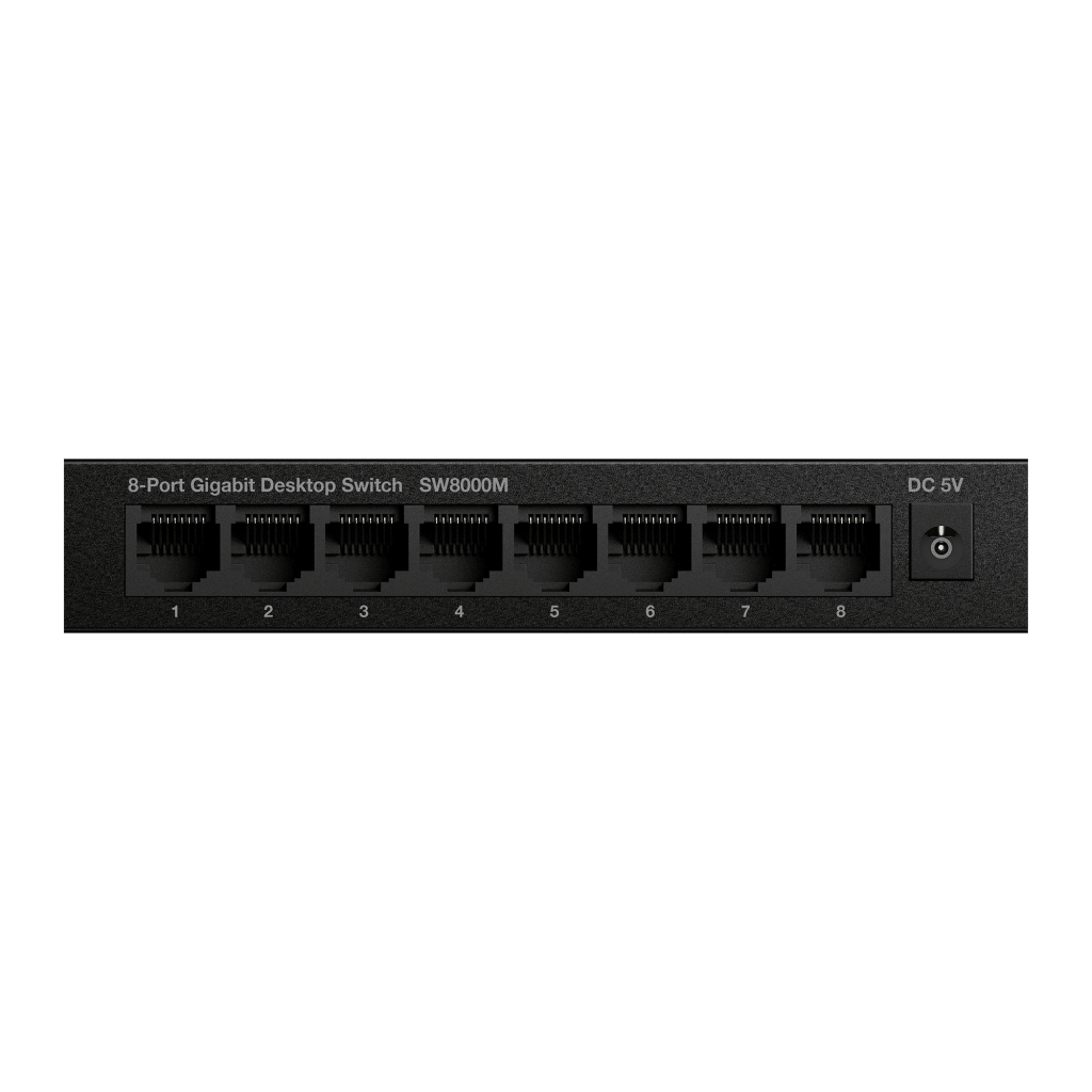 STRONG SW8000M Network Switch, Gigabit Ethernet (10/100/1000), Black (SW 8000 M)