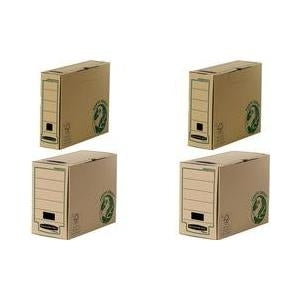 Fellowes BANKERS BOX EARTH Archive Box, Brown (W)100 mm, 100% Recycled Cardboard (4473102)