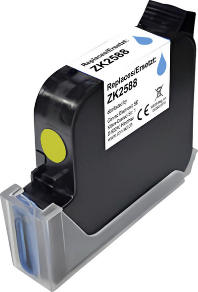 Renkforce Ink Cartridge RF-7593186 Compatible Solvent ZK2588 Yellow