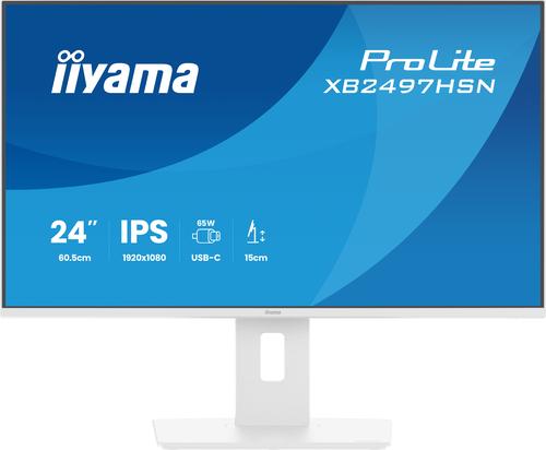 IIYAMA ProLite XB2497HSN-W1 Monitor 23.8" Full HD LED White XB2497HSN-W1