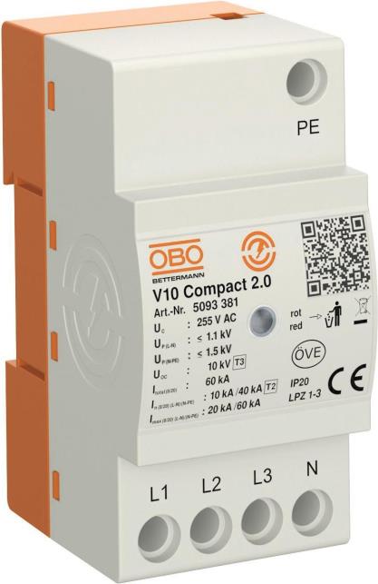 OBO V10 Compact2.0 - Surge Protector - 5093381