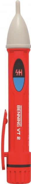 Benning VT 2 Non-contact Voltage Tester - CAT III 1000 V, CAT IV 600 V - Acoustic, LED - Model 044055