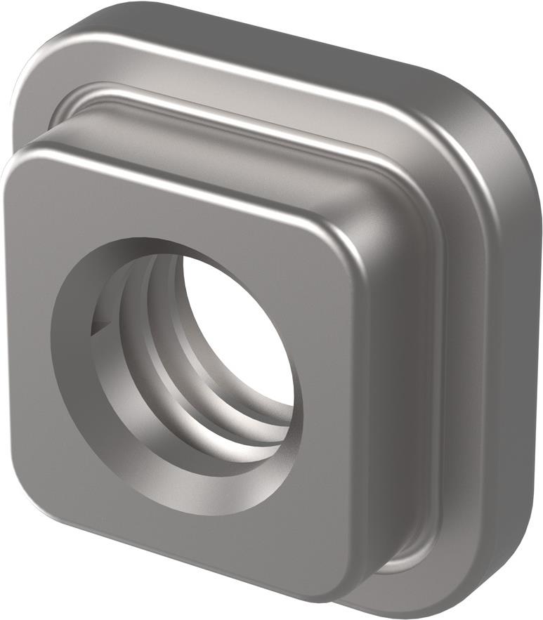 SCHROFF M4 Square Nut EPRO, 100 pcs, Model 24560140 100pcs