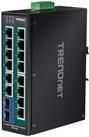 TRENDnet TI-PG162 - Industrial Switch - unmanaged - 14 x 10/100/1000 + 2 x Combo Gigabit SFP