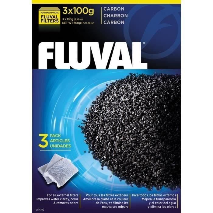 FLUVAL Carbon Tablets Pack - 3 x 100 g - For Aquariums - Low Ash Formula