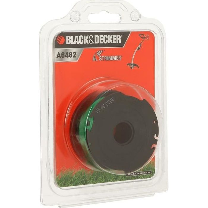 BLACK + DECKER Reflex Spool 6 m - 2 mm Line - Compatible with GL7033, GL8033, GL9035
