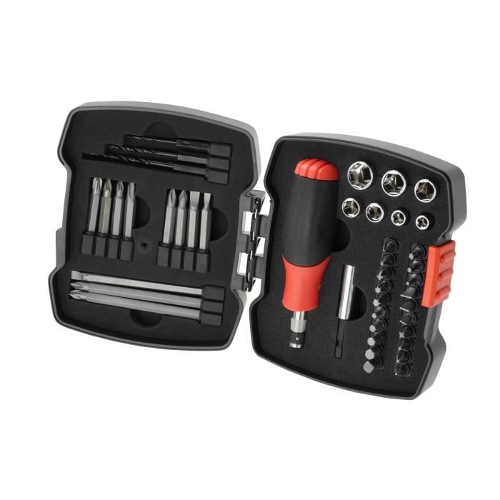 Black+Decker A7175-XJ 43-Piece Ratchet Screwdriver Set
