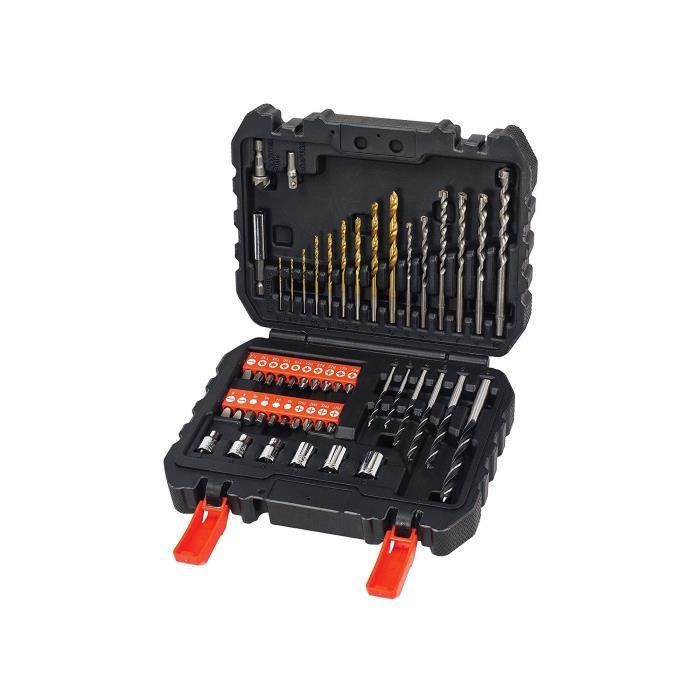 BLACK+DECKER Drilling and Screwdriving Set - 50 Accessories - A7188-XJ