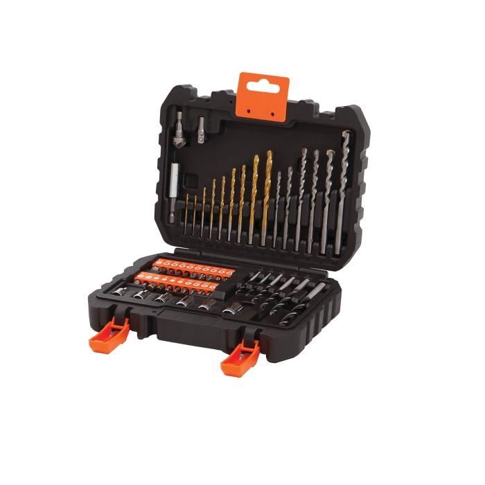 BLACK+DECKER Drilling and Screwdriving Set - 50 Accessories - A7188-XJ