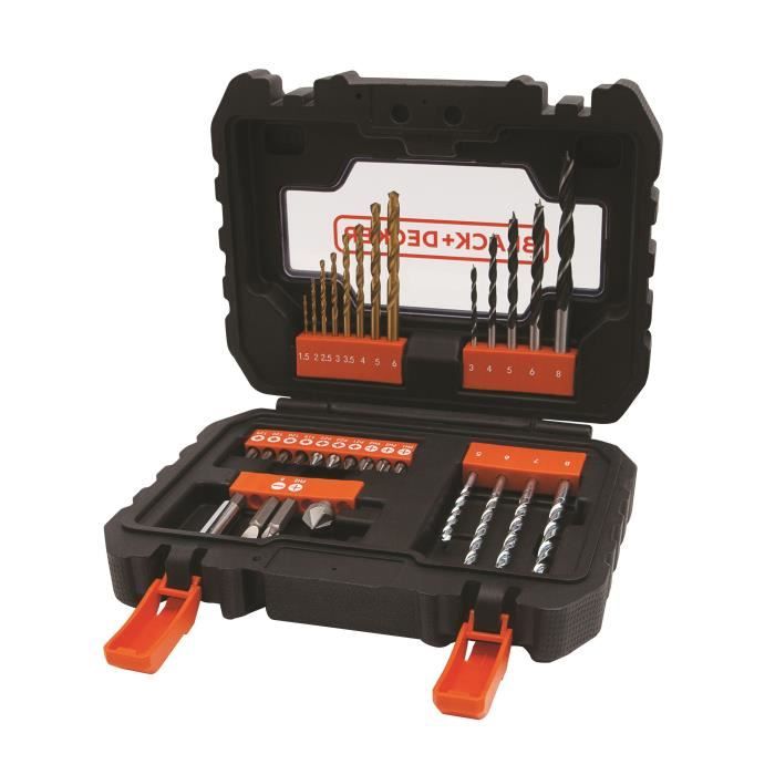 BLACK+DECKER Drilling and Screwdriving Set - 31 Accessories - A7233-XJ