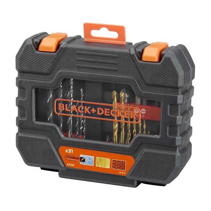 BLACK+DECKER Drilling and Screwdriving Set - 31 Accessories - A7233-XJ