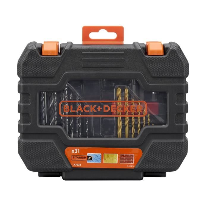 BLACK+DECKER Drilling and Screwdriving Set - 31 Accessories - A7233-XJ