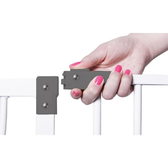DREAMBABY LIBERTY Safety Gate Kit - 93 to 99 cm - White - Includes 18 cm Extension