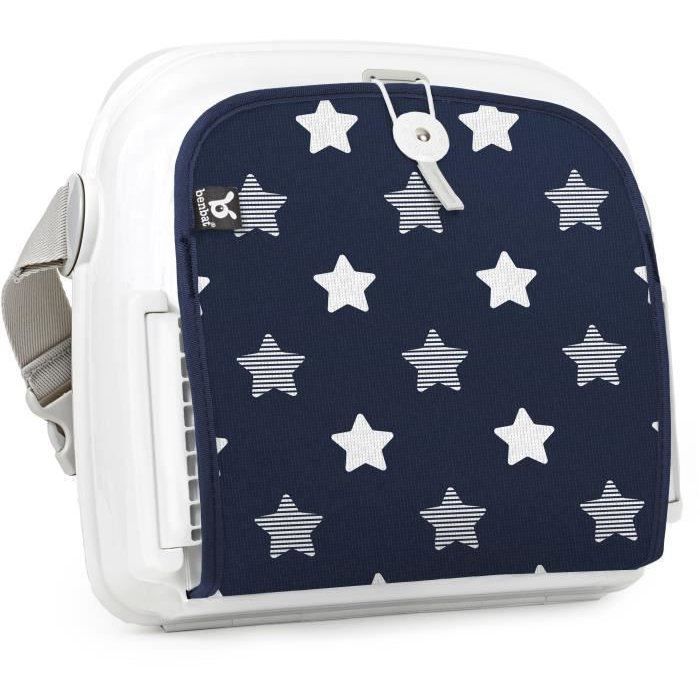 BENBAT Baby Booster Seat - Portable, Washable, Adjustable Safety Harness - Navy