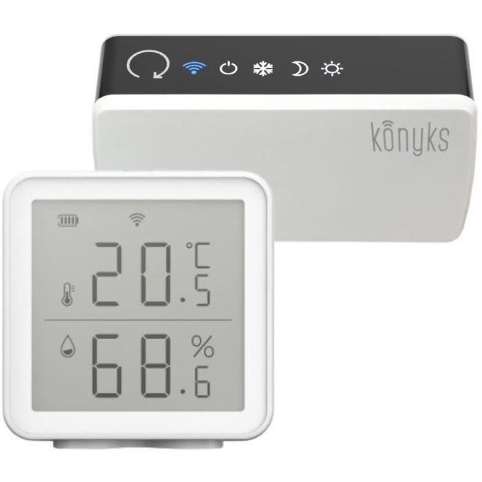 KONYKS eCosy + Thermo - Wi-Fi Hygrometer & Controller for Electric Radiators