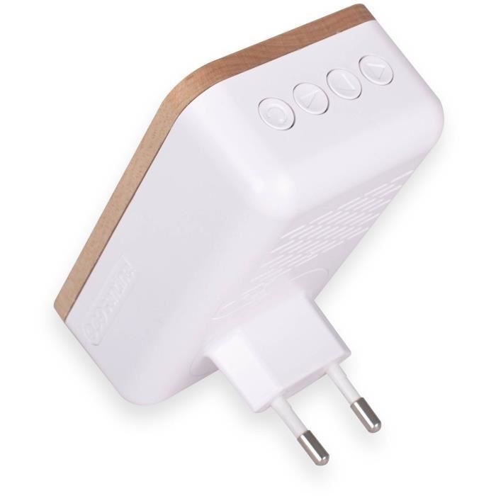 SCS SENTINEL CSF0104 SONE Cosy Doorbell - Wood - Wireless, Battery-Free - 150 m Range - 25 Melodies IP65