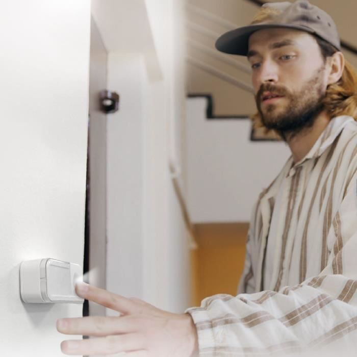 SCS SENTINEL CSF0104 SONE Cosy Doorbell - Wood - Wireless, Battery-Free - 150 m Range - 25 Melodies IP65
