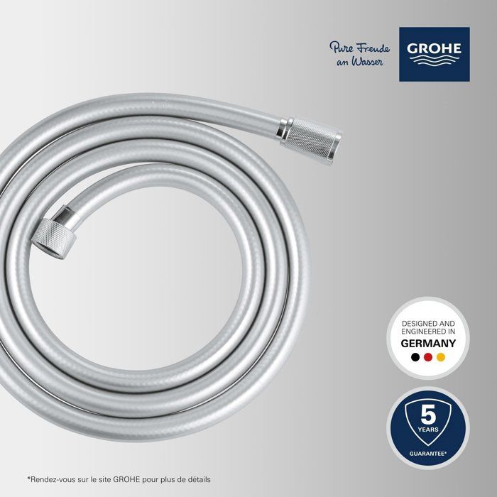 Grohe Shower Hose 1750 mm Chrome-Plated Metal - Universal Connection - Model 27506001