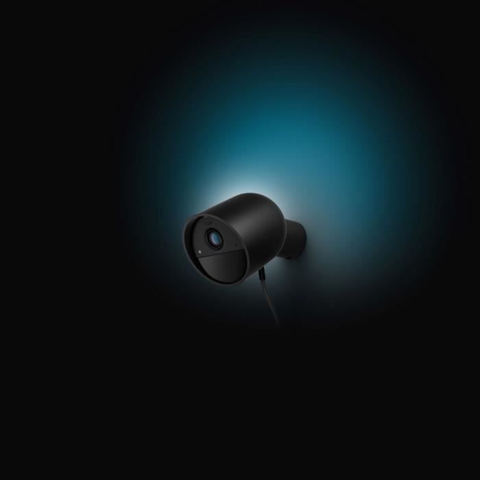 Philips Hue Wired Camera - Secure - HD 1080P - Indoor/Outdoor - Black