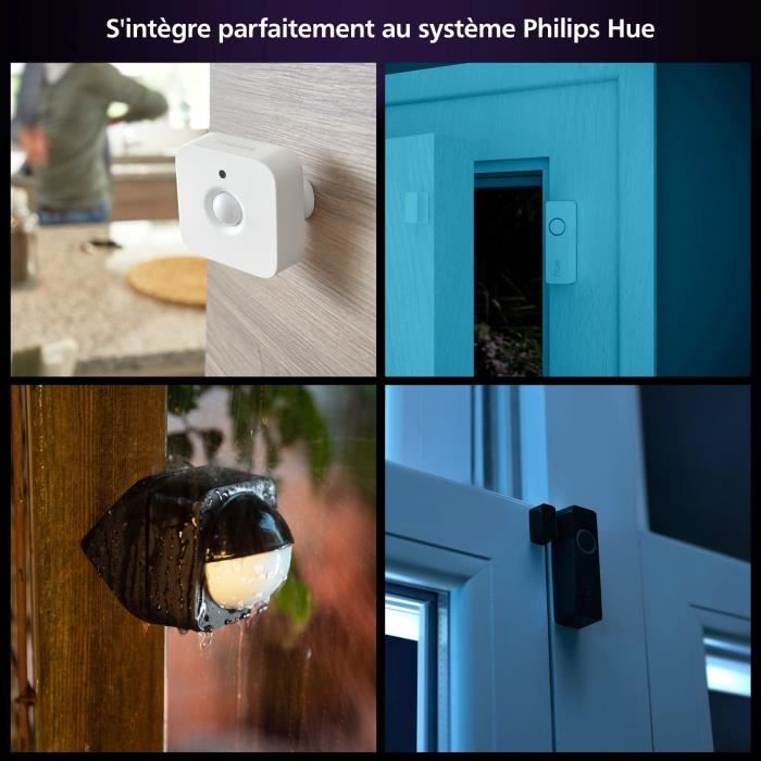 Philips Hue Wired Camera - Secure - HD 1080P - Indoor/Outdoor - Black