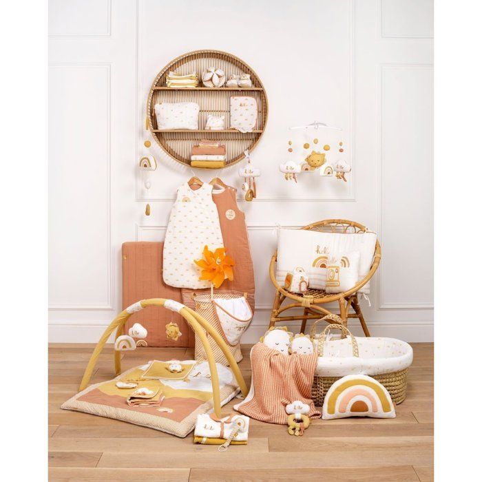 SAUTHON Baby Moses Basket - SUNLIGHT - With Mattress - 0-4 Months