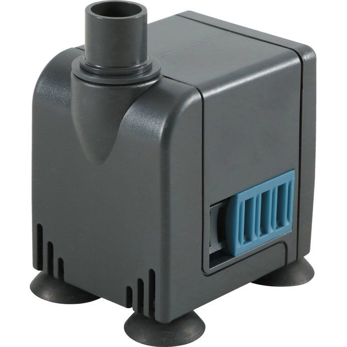 ZOLUX Mini Aquarium Water Pump - 6W - Adjustable Flow Rate 170 to 450 L/H - For Aquariums 60 to 80 L