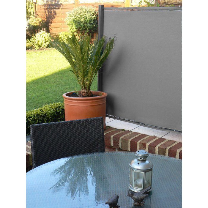 Privacy Screen Mat - NATURE - 200 g - Anthracite - 10 x 1 m