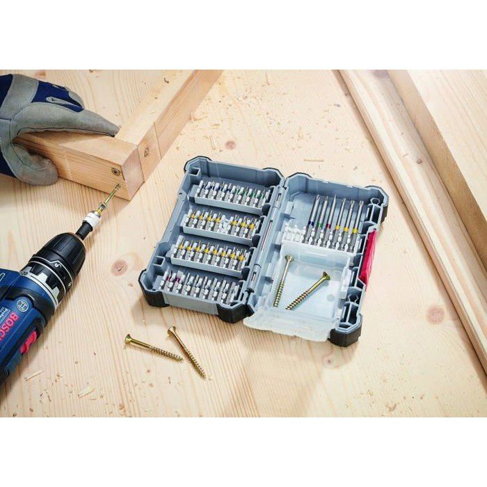 Bosch Professional 40-Piece Screwdriver Bit Set S2 Steel - 2607017464