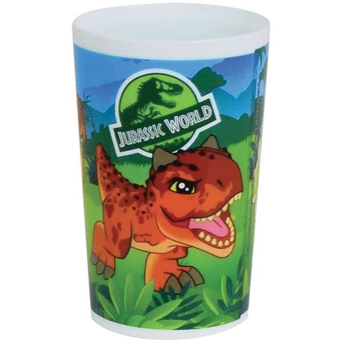 JURASSIC WORLD Children's Tableware Set - Cup, Bowl, Plate, Cutlery, Water Bottle, Lunchbox