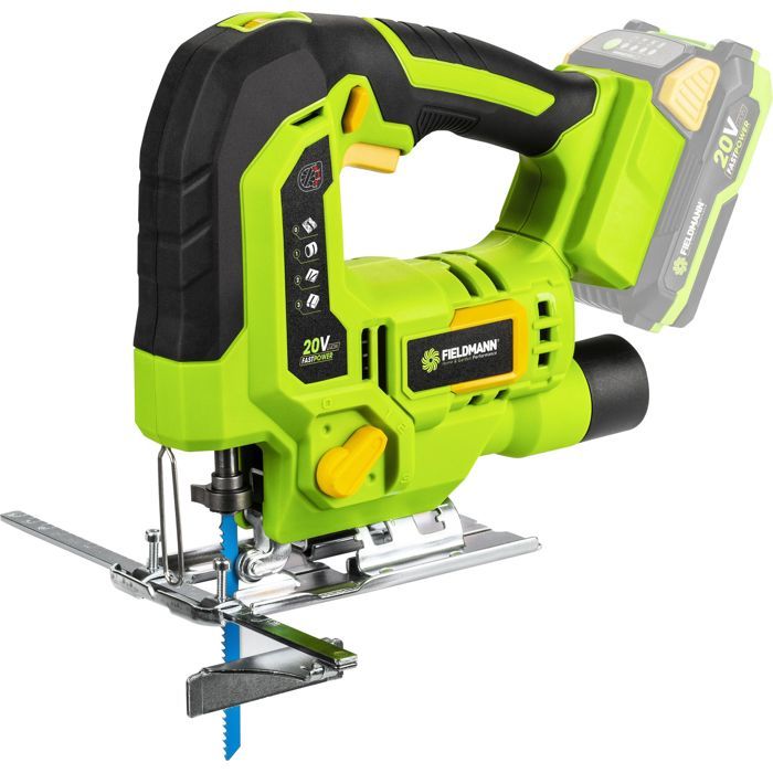 FIELDMANN Cordless Jigsaw - 20V - 4 Cutting Angles