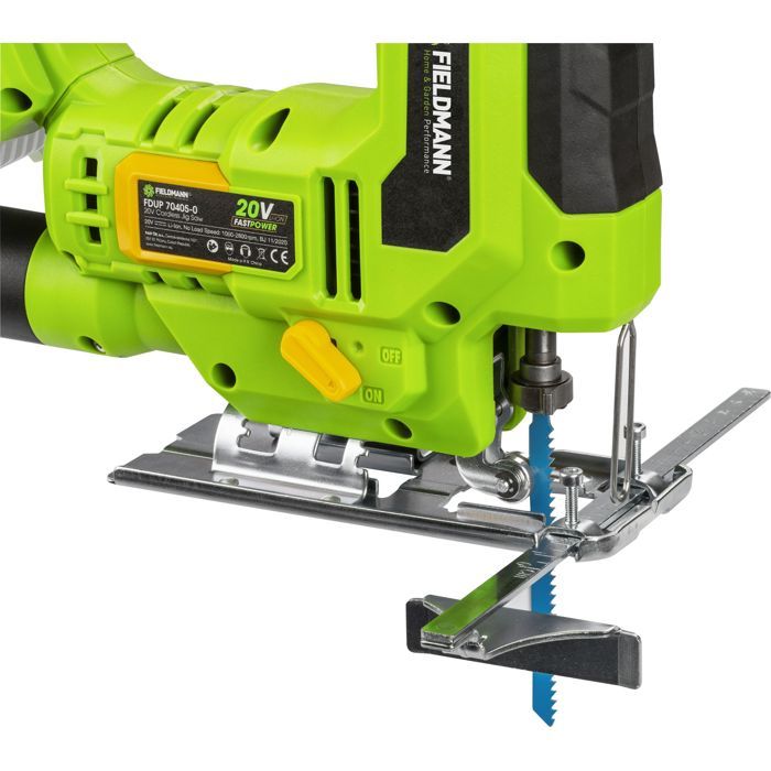 FIELDMANN Cordless Jigsaw - 20V - 4 Cutting Angles