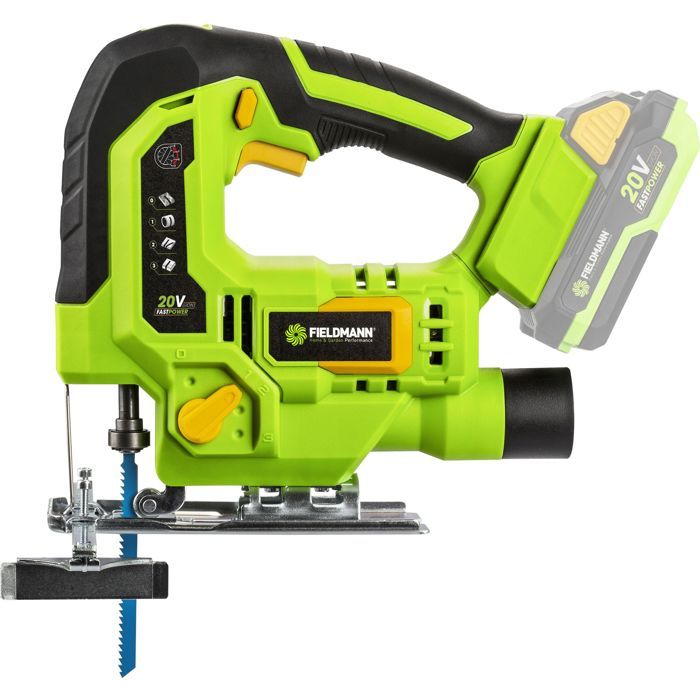 FIELDMANN Cordless Jigsaw - 20V - 4 Cutting Angles