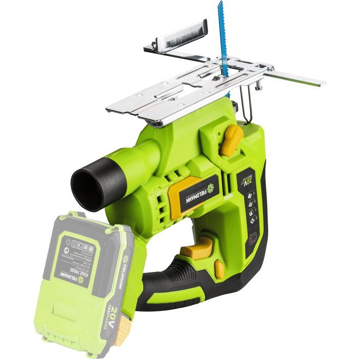 FIELDMANN Cordless Jigsaw - 20V - 4 Cutting Angles