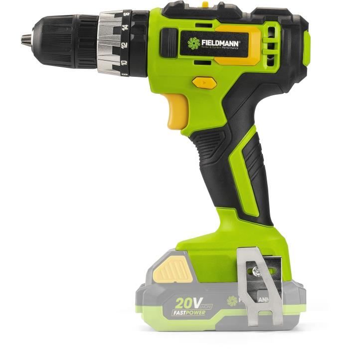 FIELDMANN Cordless Impact Drill - 20V - 35 Nm - Ergonomic and Lightweight
