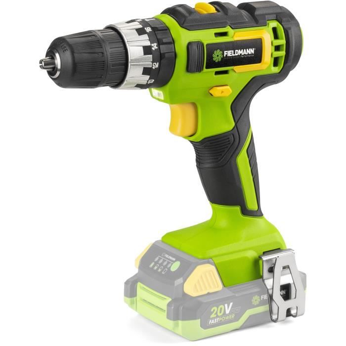 FIELDMANN Cordless Impact Drill - 20V - 35 Nm - Ergonomic and Lightweight