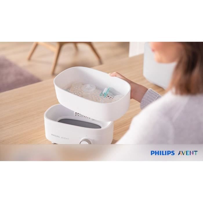 Sterilizer - PHILIPS AVENT - Eliminates 99.9% of Bacteria - Sterilizes and Dries in 40 min