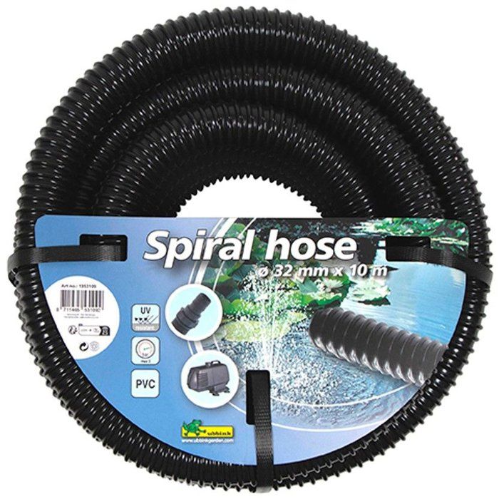 UBBINK Spiral Hose - Ø32 mm (1¼") - Length 10 m - UV Resistant - Pressure 1 bar