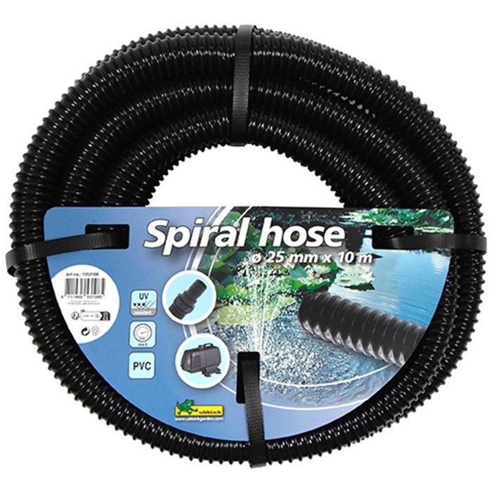 UBBINK Spiral Hose - Ø25 mm - 10 m Length - UV Resistant - Pressure 1 bar
