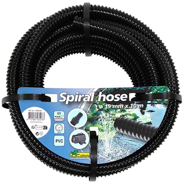 UBBINK Spiral Hose - Ø19 mm - 10 m Length - UV Resistant - Pressure 1 bar