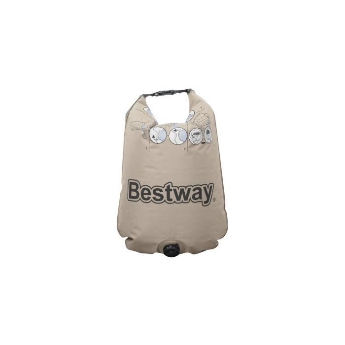 BESTWAY Inflatable Camping Mattress - 2-Person - 203 x 183 x 22 cm - With Inflation Bag