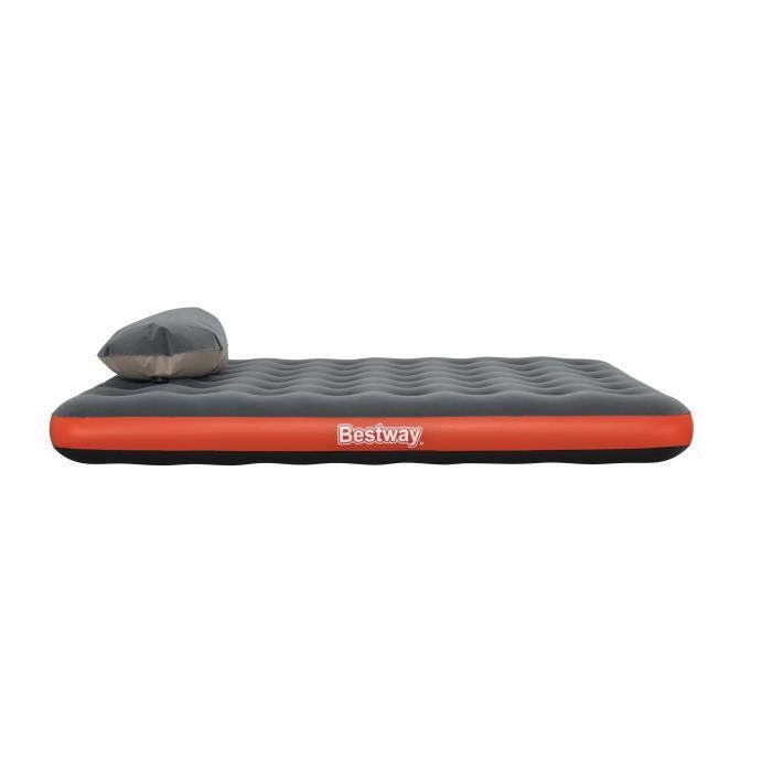 BESTWAY Inflatable Camping Mattress - 2-Person - 203 x 183 x 22 cm - With Inflation Bag